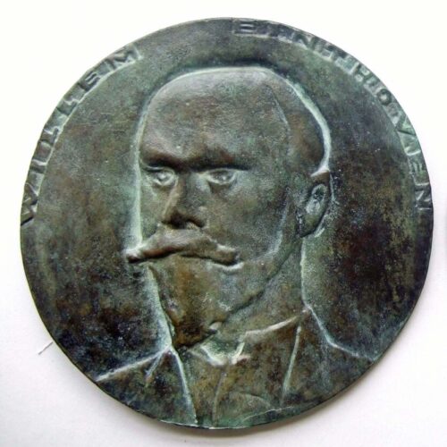 M vdKooi-Willem Einthoven penning voor European Heart Rythm Association- 10cm ds 2009