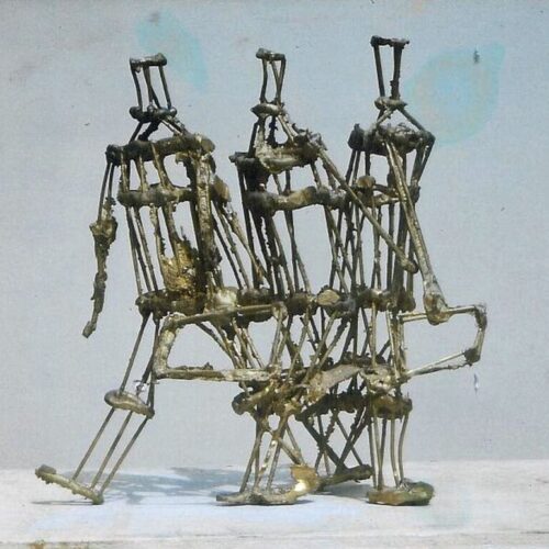 Marina van der Kooi HAAST messing- 30 cm h