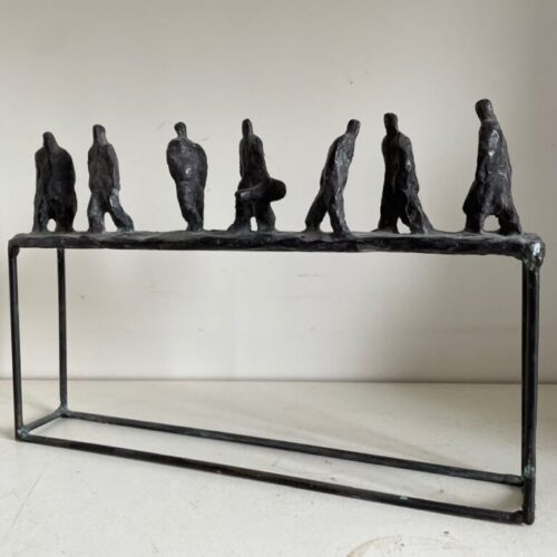 Marina van der Kooi-STRAATJE -brons- 16 cm h