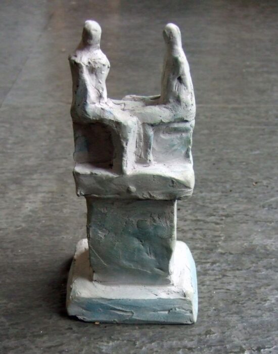 Marina van der Kooi- Theevisite, 25 cm h