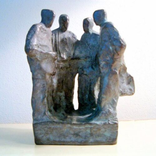 Marina van der Kooi- WANDELGANG- brons - 17 cm h