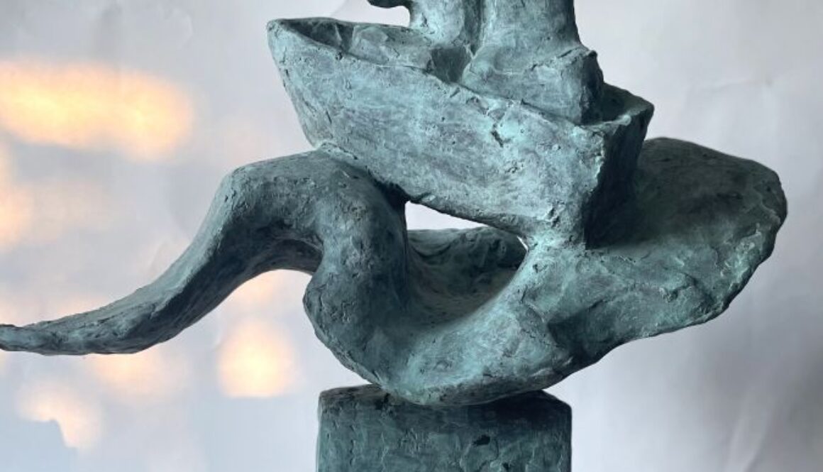 1-Marina vanderKooi SCHIPBREUK-brons 70 cm h 1-Marina vanderKooi SCHIPBREUK-brons 70 cm h