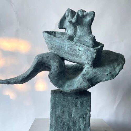 1-Marina vanderKooi SCHIPBREUK-brons 70 cm h
