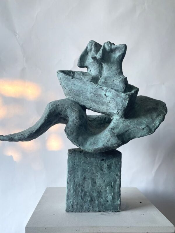 1-Marina vanderKooi SCHIPBREUK-brons 70 cm h